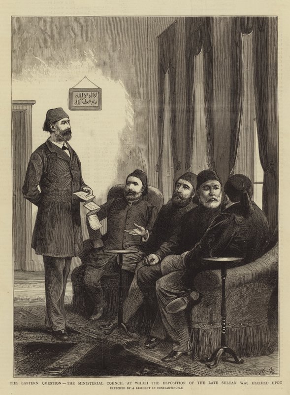 The Eastern Question, the Ministerial Council at which the Deposition of the Late Sultan was decided upon by Adrien Emmanuel Marie