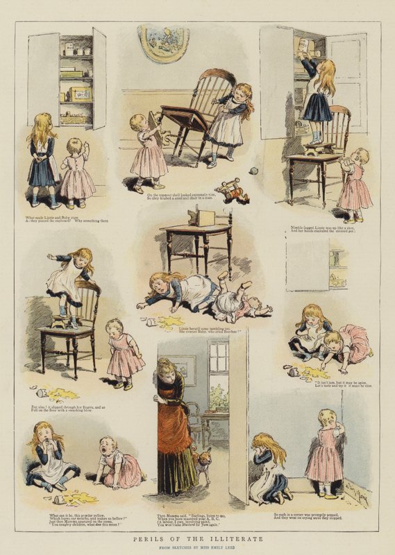 Perils of the Illiterate by Adrien Emmanuel Marie
