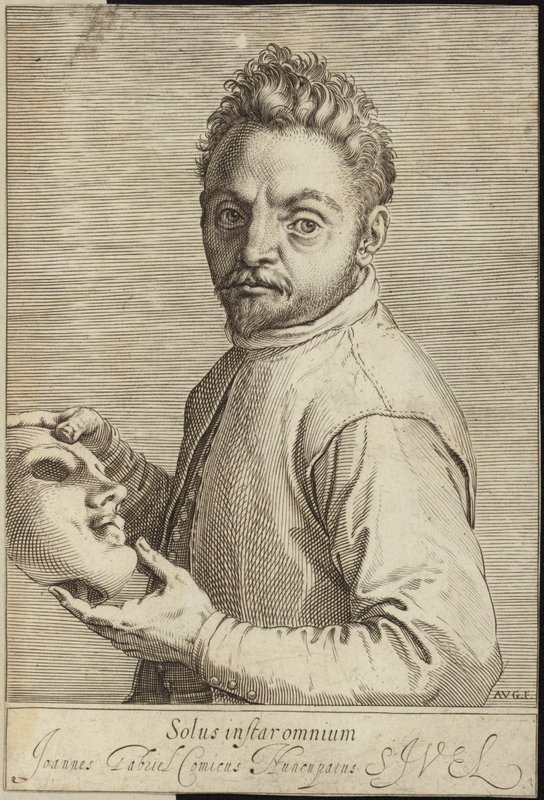 Portrait of Giovanni Gabrielli by Agostino Carracci