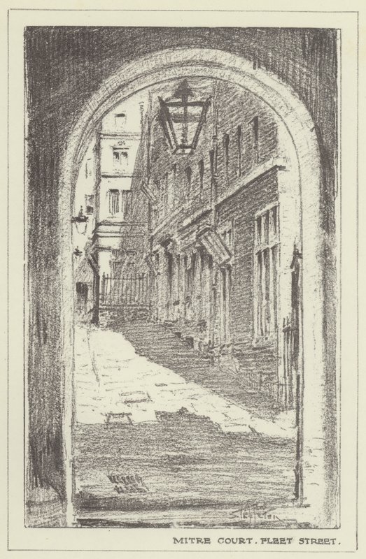 Mitre Court, Fleet Street by Alan Stapleton