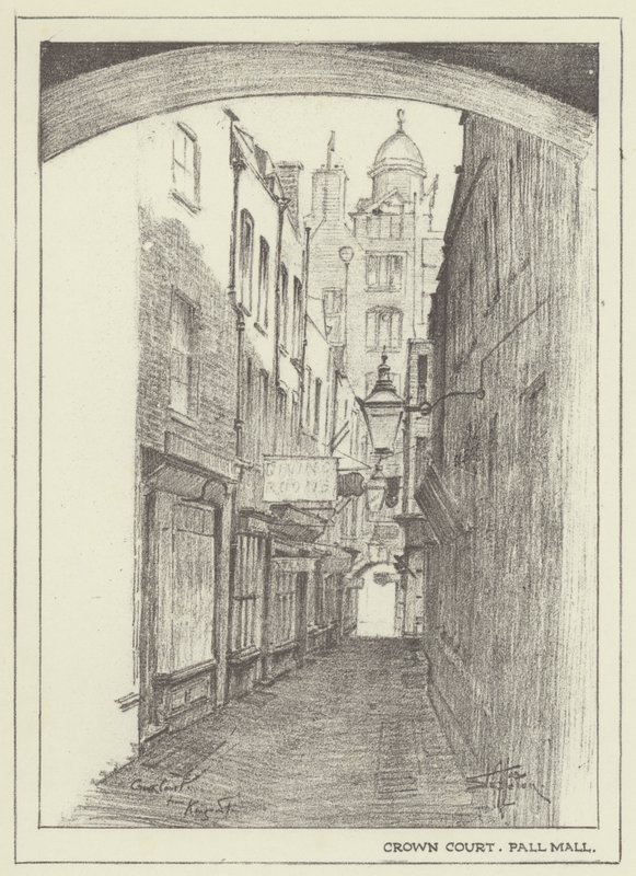 Crown Court, Pall Mall by Alan Stapleton