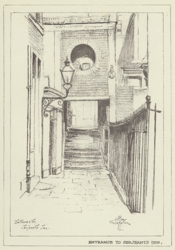 Entrance to Serjeants Inn by Alan Stapleton