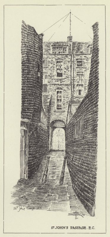 St Johns Passage, EC by Alan Stapleton