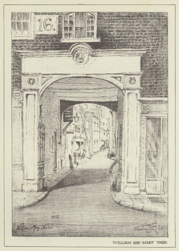 William and Mary Yard by Alan Stapleton