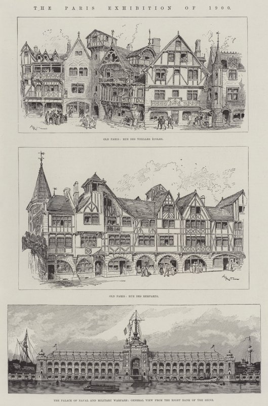 The Paris Exhibition of 1900 by Albert Robida