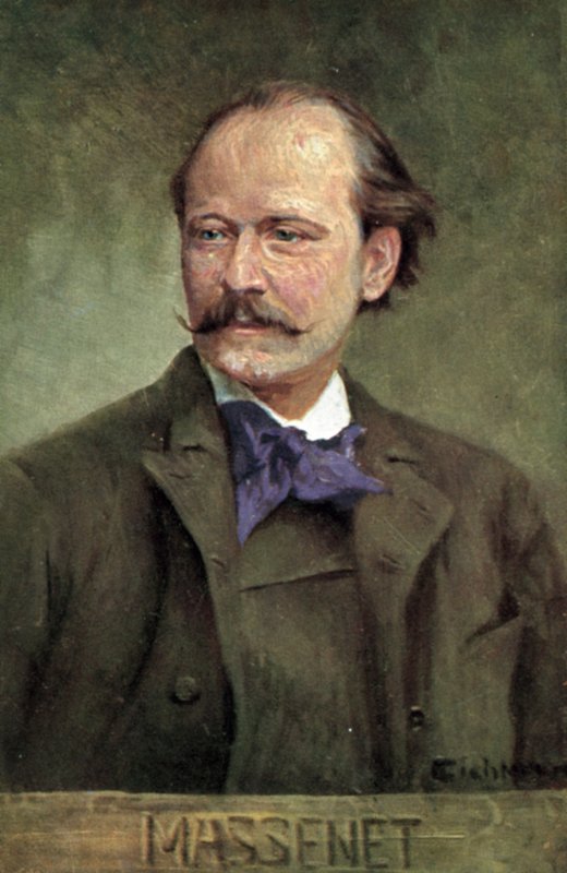 Jules Massenet, French composer by Albert after Eichhorn