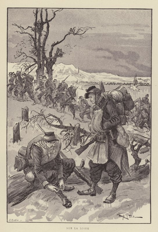 On the Loire by after Albert Robida