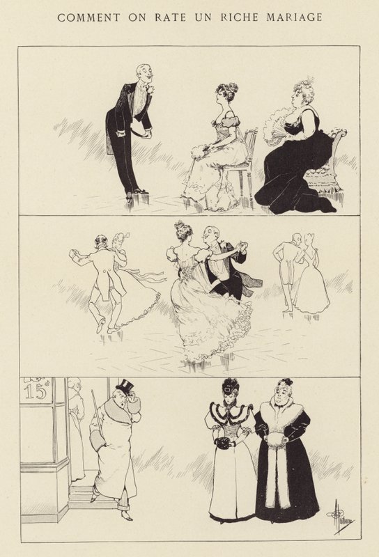 How to Miss a Rich Marriage by Albert Guillaume