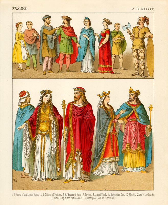 Franks 400-600 AD by Albert Kretschmer