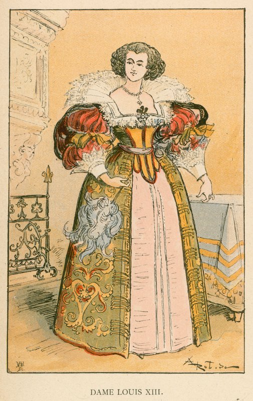 Lady Louis XIII by Albert Robida