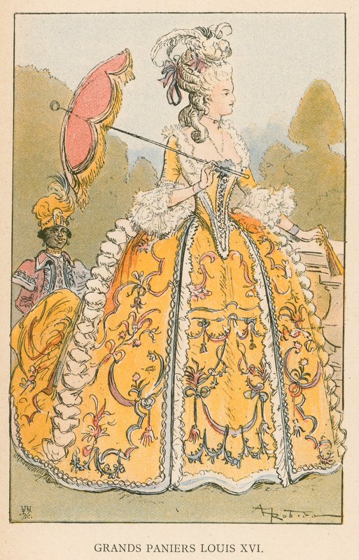 Grands Paniers Louis XVI by Albert Robida