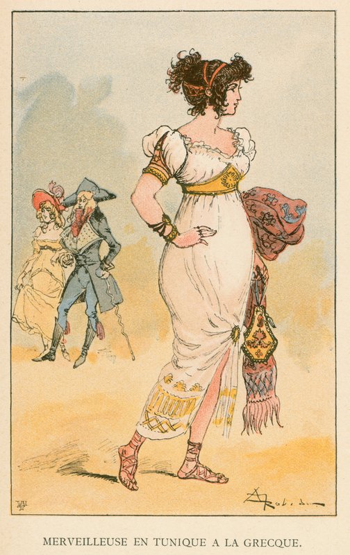 Marvelous in Greek Tunic by Albert Robida