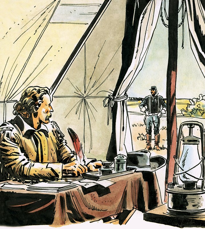 General George Custer by Alberto Giolitti