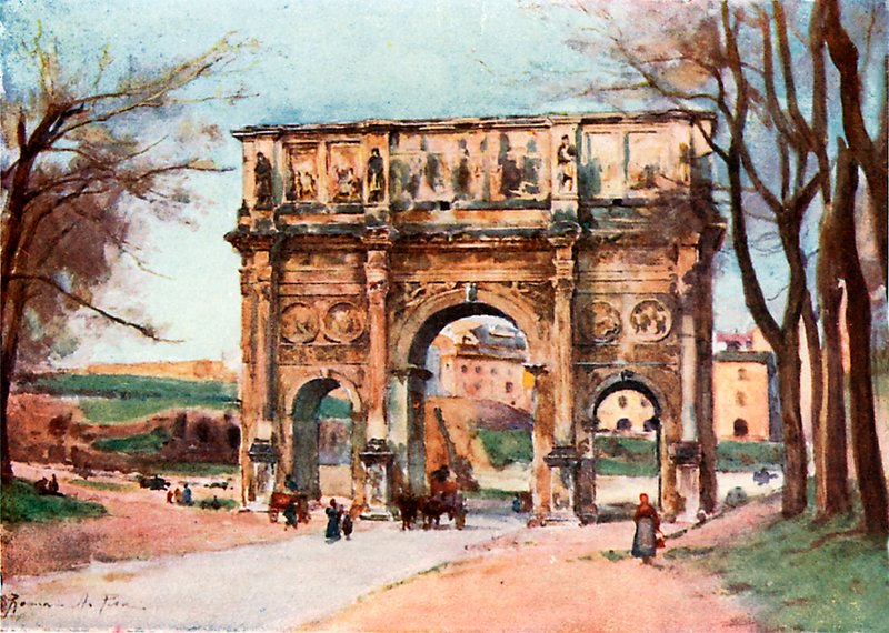 Arch of Constantine by Alberto Pisa