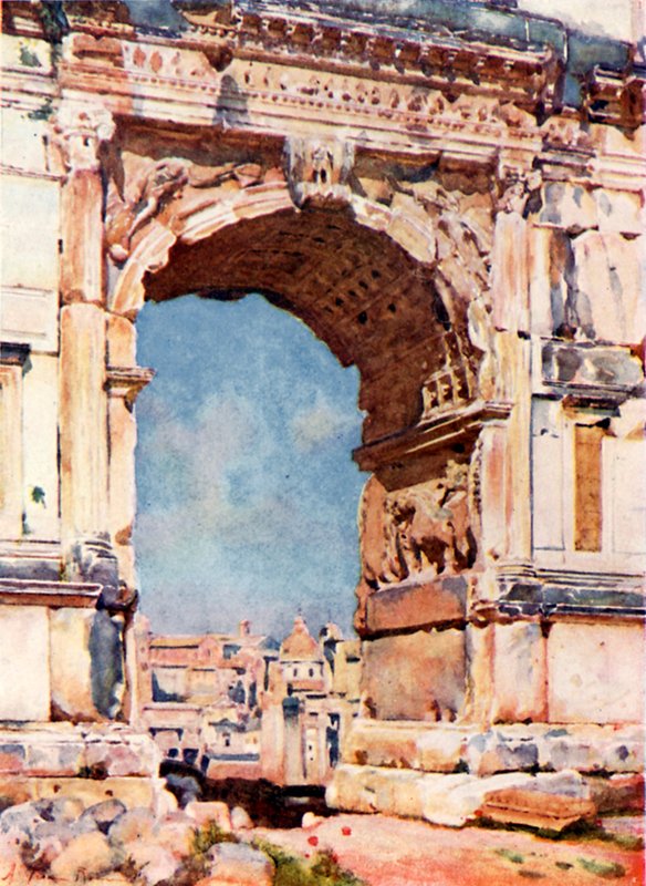 Arch of Titus by Alberto Pisa