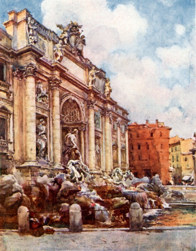 Fountain of Trevi by Alberto Pisa
