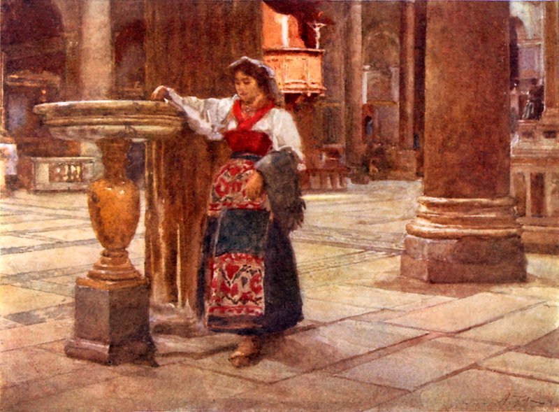 In the Church of Ara Coeli by Alberto Pisa
