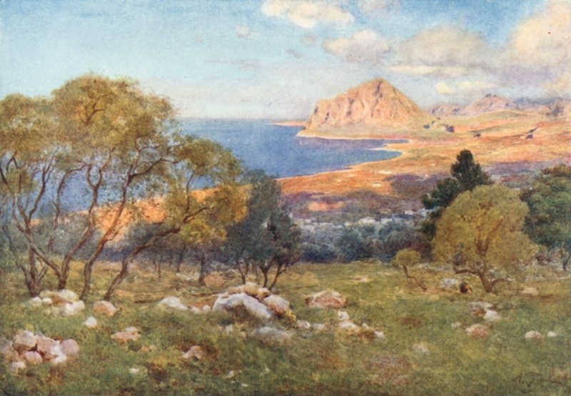 Monte Cofano from Portarella, Trapani by Alberto Pisa