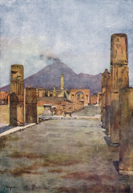 Pompeii and Vesuvius, Italy by Alberto Pisa
