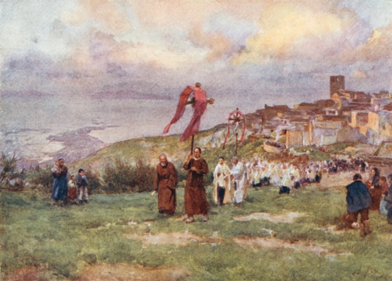 Procession, Monte San Giuliano by Alberto Pisa