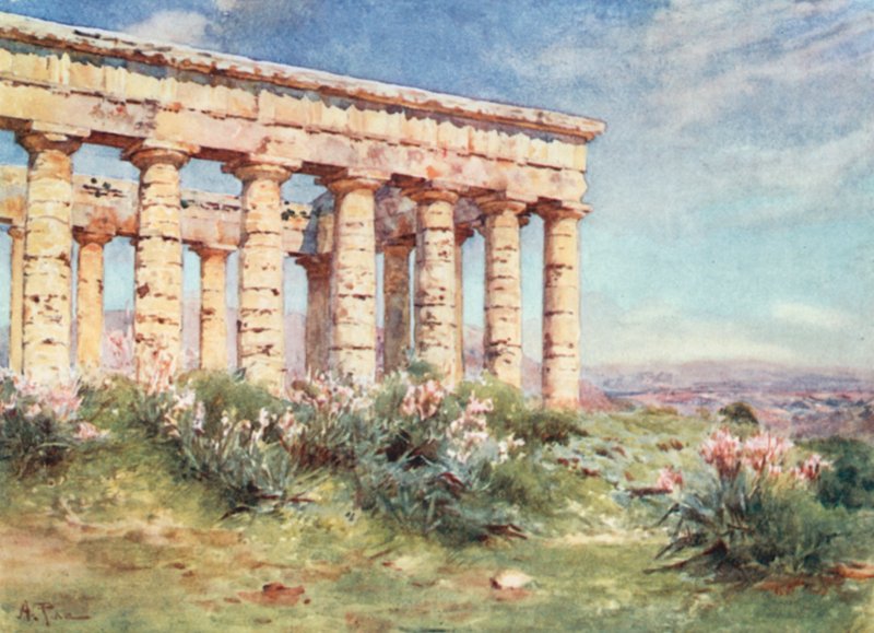 Temple of Segesta by Alberto Pisa