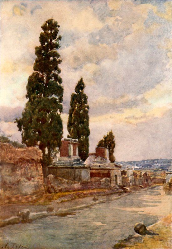 The Street of Tombs by Alberto Pisa