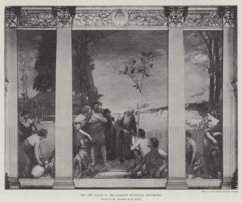 The New Panel in the Glasgow Municipal Buildings by Alexander Ignatius Roche