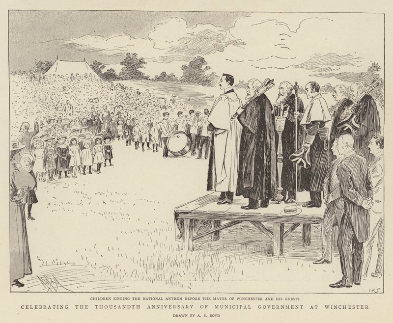 Celebrating the Thousandth Anniversary of Municipal Government at Winchester by Alexander Stuart Boyd
