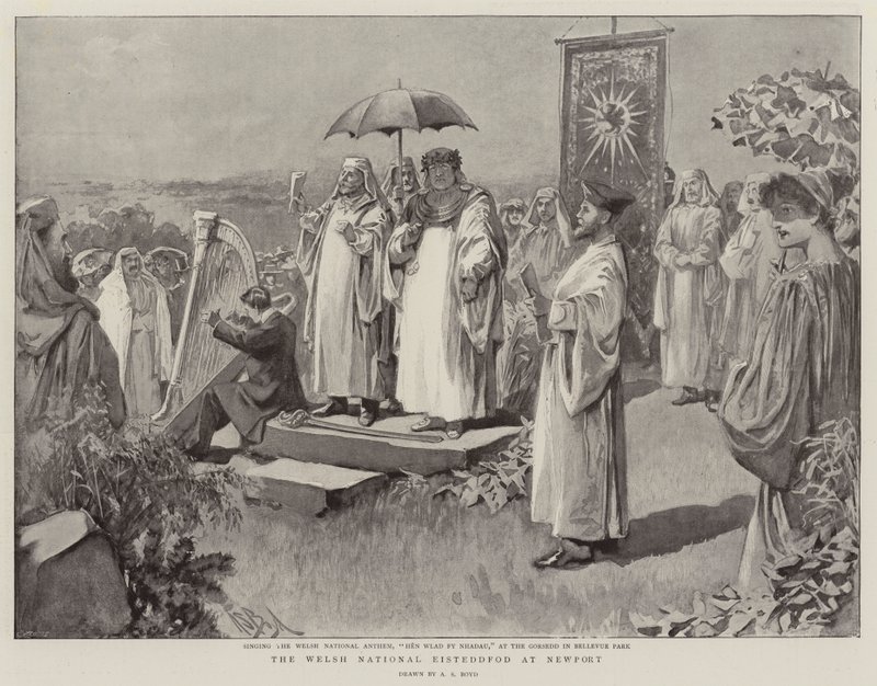 The Welsh National Eisteddfod at Newport by Alexander Stuart Boyd