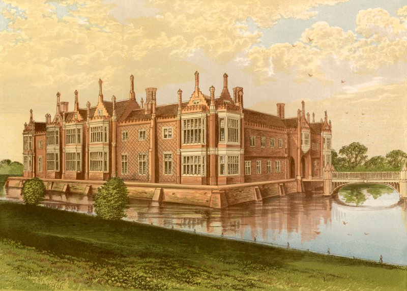 Helmingham Hall by Alexander Francis Lydon