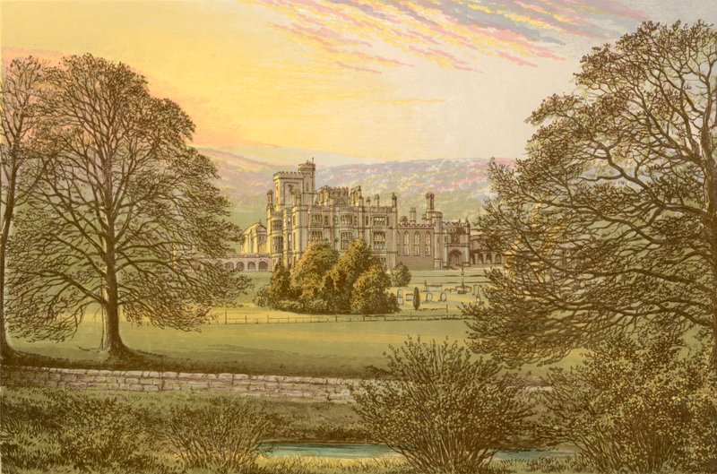 Ilam Hall by Alexander Francis Lydon