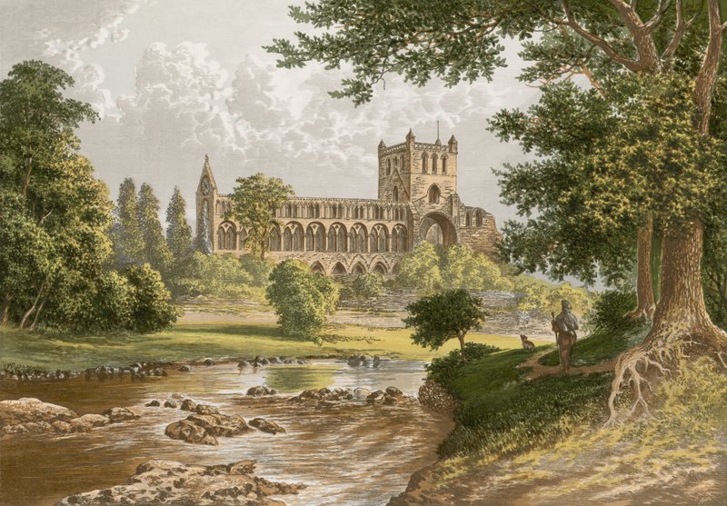 Jedburgh Abbey by Alexander Francis Lydon