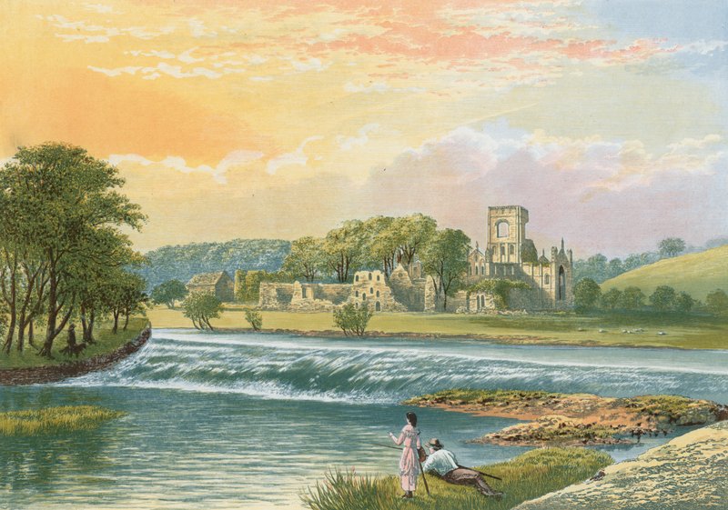 Kirkstall Abbey by Alexander Francis Lydon