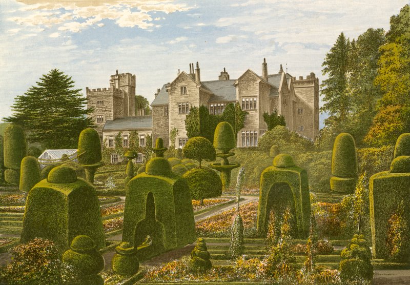 Levens Hall by Alexander Francis Lydon