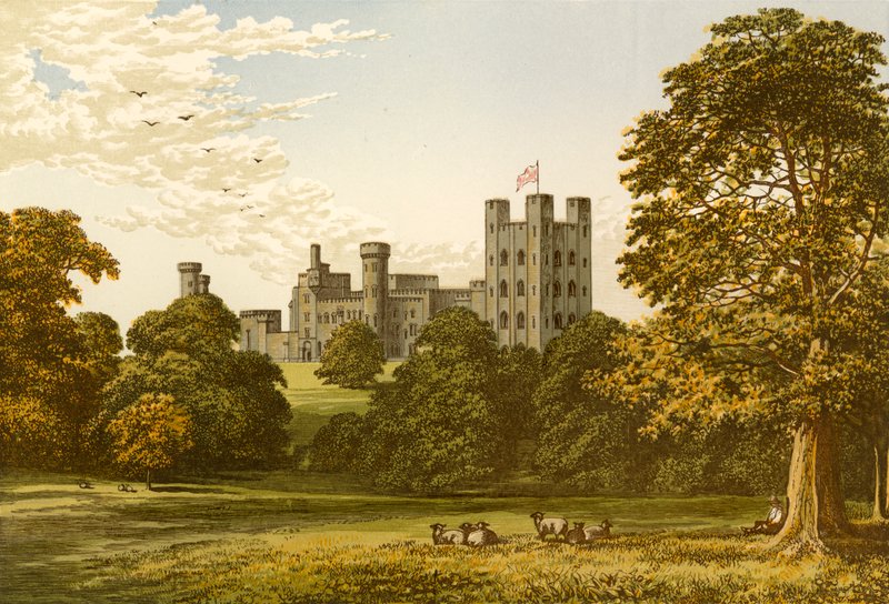 Penrhyn Castle by Alexander Francis Lydon
