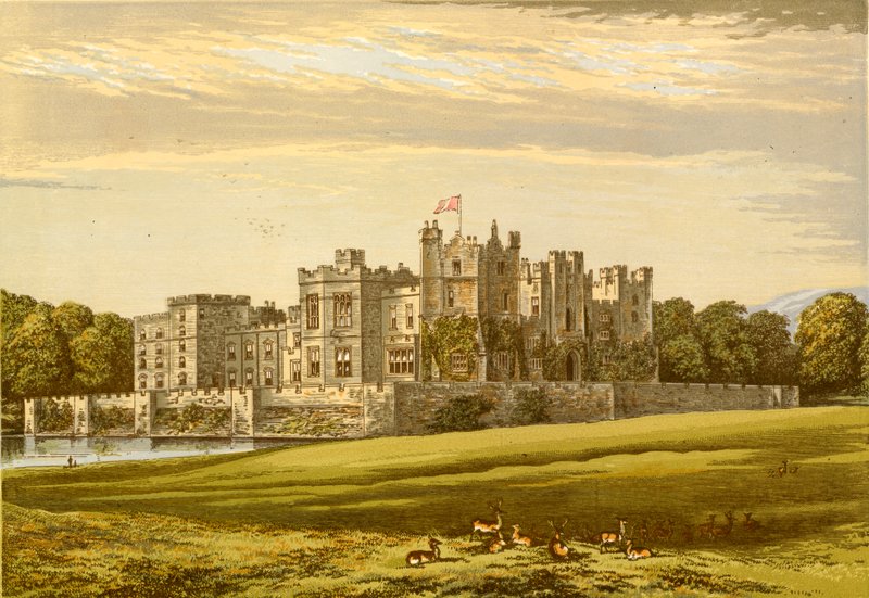 Raby Castle by Alexander Francis Lydon