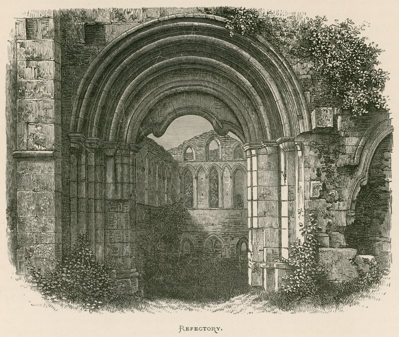 Rievaulx Abbey, Refectory by Alexander Francis Lydon