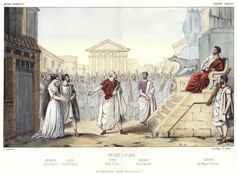 Virginie from the Galerie Dramatique by Alexandre Lacauchie