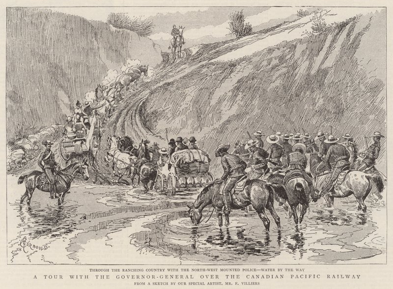 A Tour with the Governor-General over the Canadian Pacific Railway by Alfred Chantrey Corbould