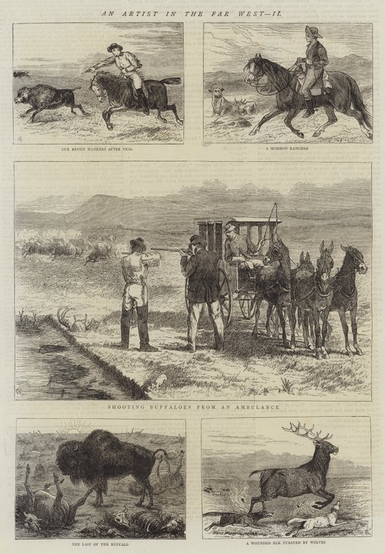 An Artist in the Far West, II by Alfred Chantrey Corbould