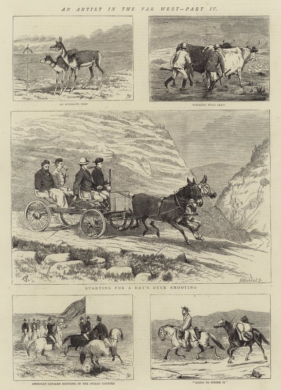 An Artist in the Far West, Part IV by Alfred Chantrey Corbould