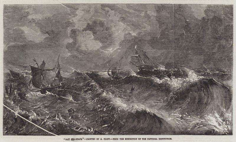 The Sea-Scape by Alfred Clint