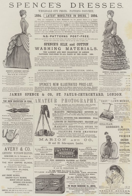 Page of Advertisements by Alfred Crowquill