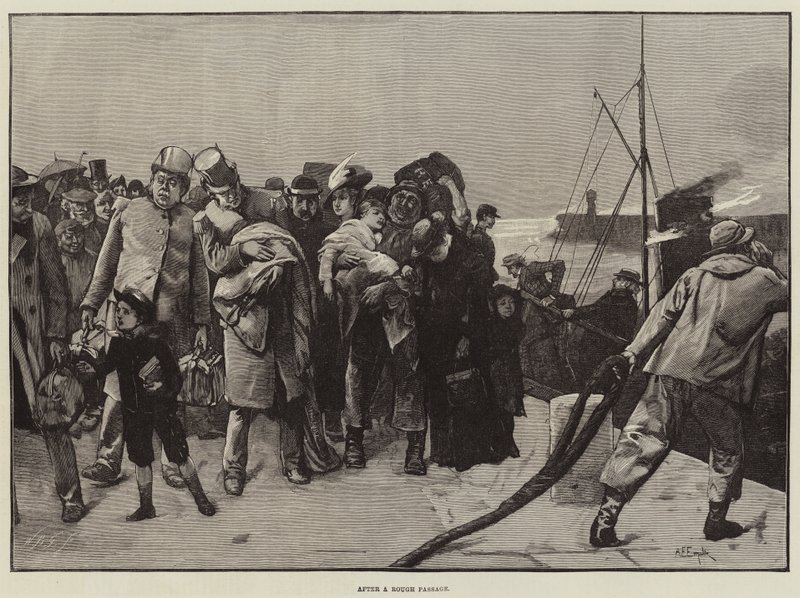 After a Rough Passage by Alfred Edward Emslie
