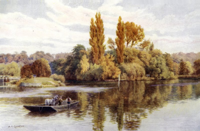 Cookham Ferry by Alfred Robert Quinton