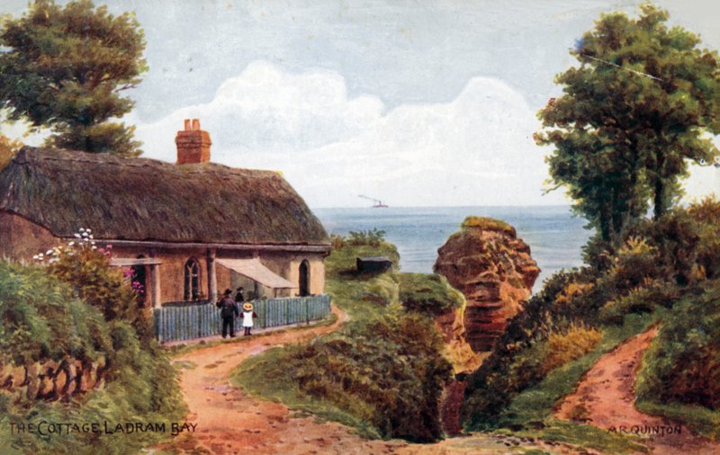 The Cottage, Ladram Bay by Alfred Robert Quinton