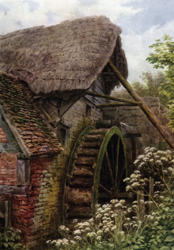 The Mill Wheel, Elmley Castle, Worcester by Alfred Robert Quinton