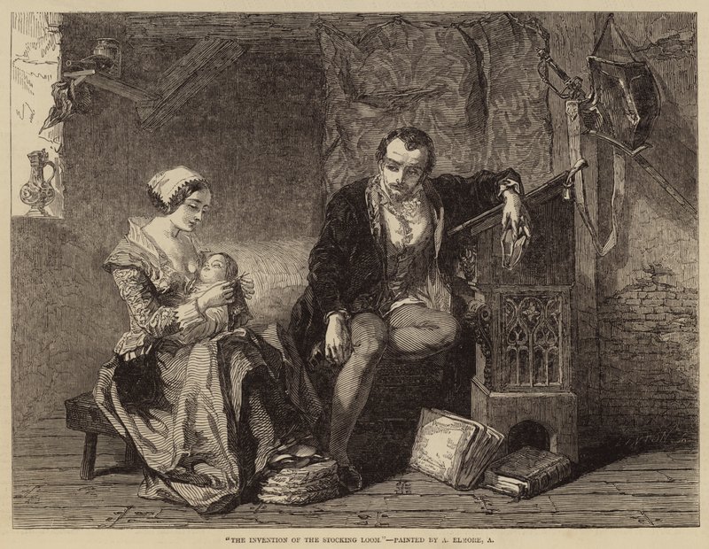 The Invention of the Stocking Loom by Alfred W. Elmore