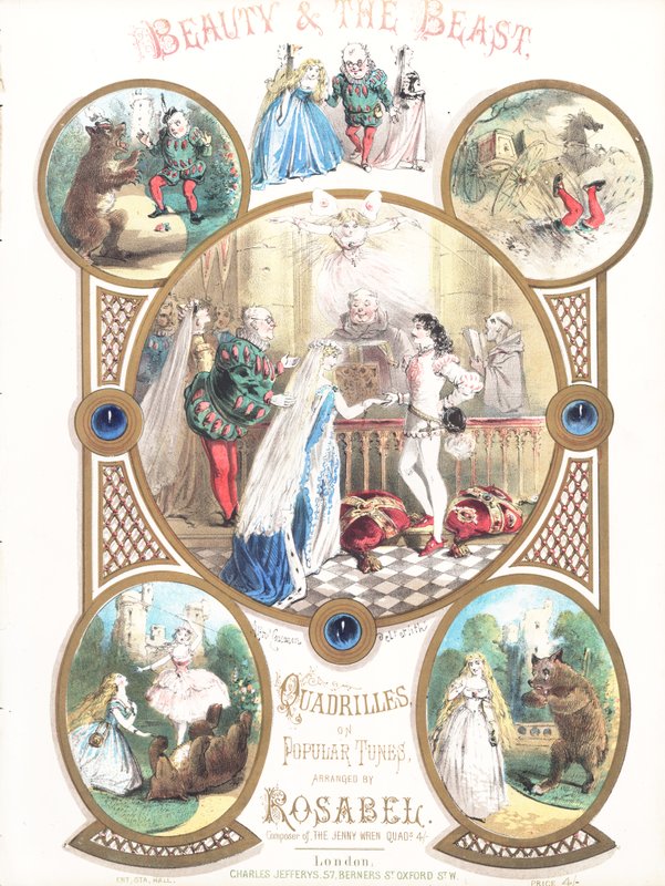 Beauty and the Beast by Alfred Concanen