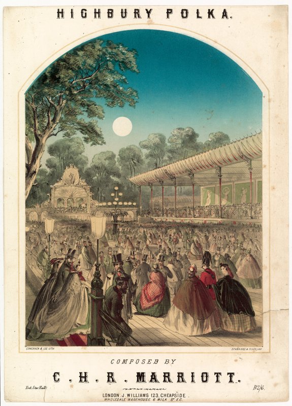Highbury Polka by Alfred Concanen